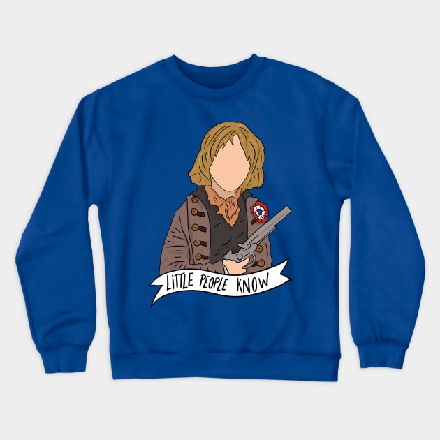 Gavroche - Little People Know Crewneck Sweatshirt by byebyesally